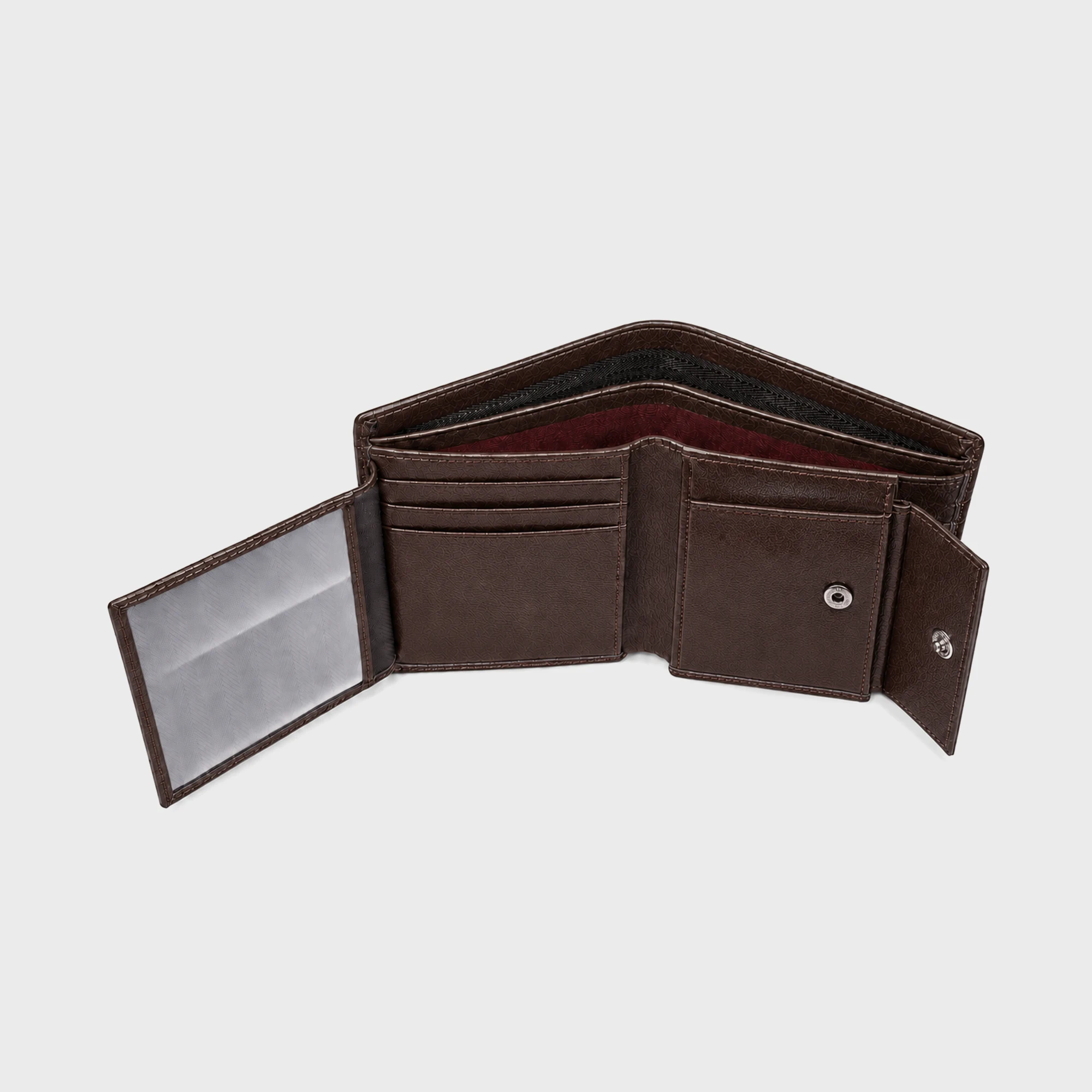 Kellon Bifold Leather Wallet Chocolate - DWK101C